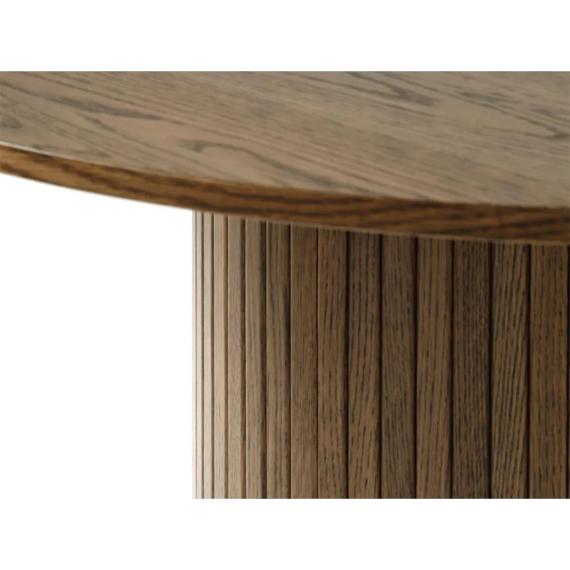 Olivine Lenn houten eettafel gerookt eiken Ø 120 cm 2376768 large