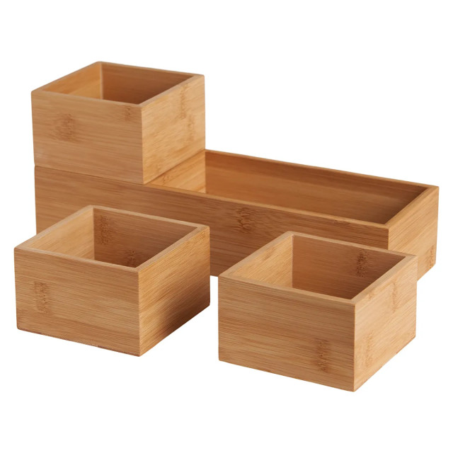 Lisomme Lars houten bakjes bamboe set van 4 2173999 large