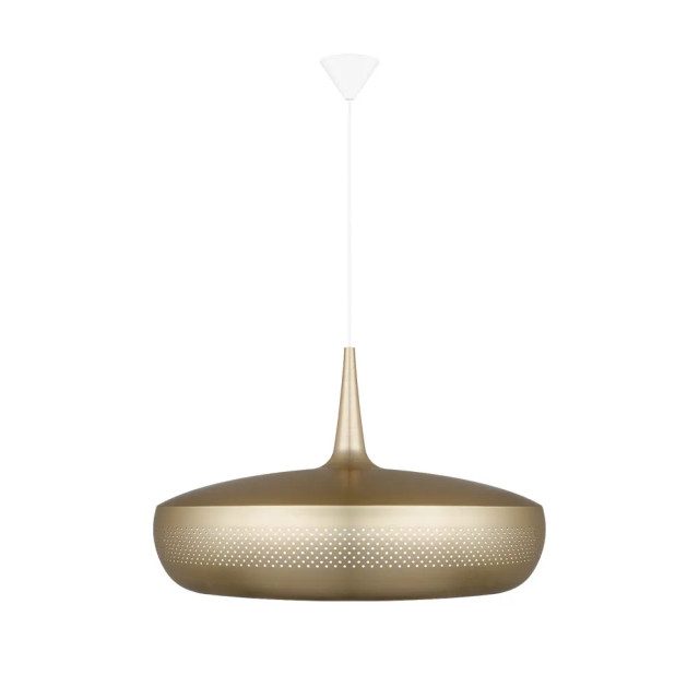 Umage Clava dine hanglamp brushed brass met koordset wit Ø 43 cm 2027618 large