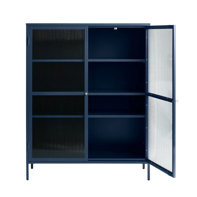 Olivine Katja metalen vitrinekast 111 x 140 cm 2270262 large