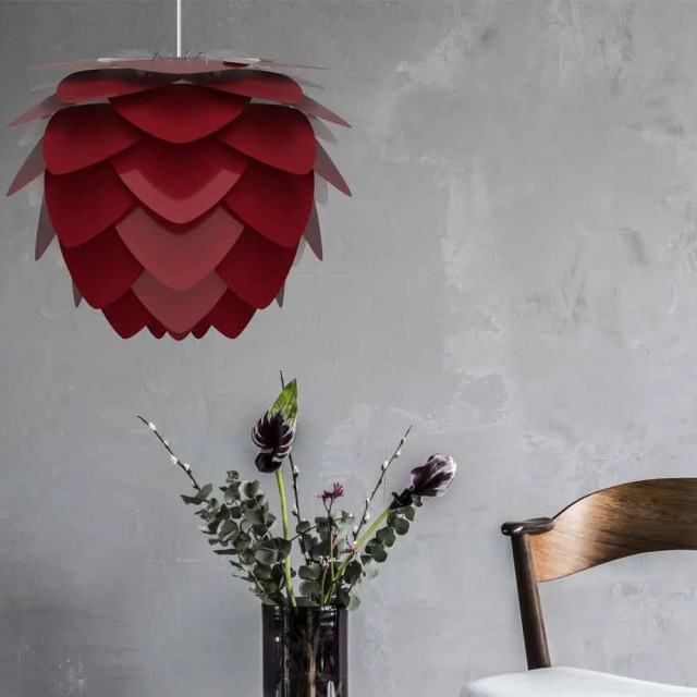 Umage Aluvia medium hanglamp ruby red met koordset zwart Ø 59 cm 2027613 large