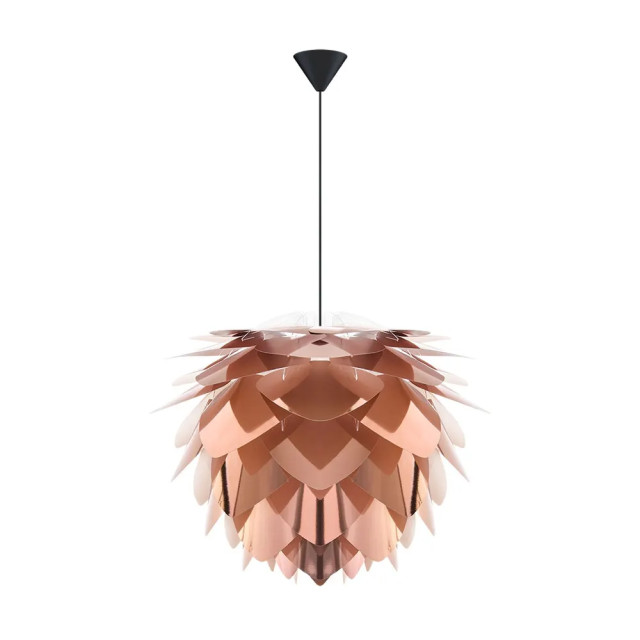 Umage Silvia medium hanglamp copper met koordset zwart Ø 50 cm 2027644 large