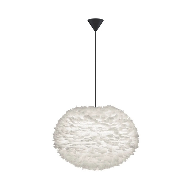 Umage Eos large hanglamp white met koordset zwart Ø 65 cm 2027813 large