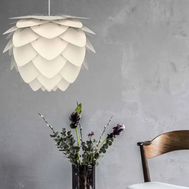 Umage Aluvia medium hanglamp pearl white met koordset Ø 59 cm 2027797 large