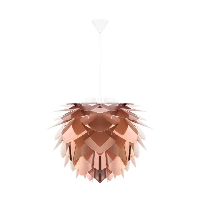 Umage Silvia medium hanglamp copper met koordset wit Ø 50 cm 2027635 large