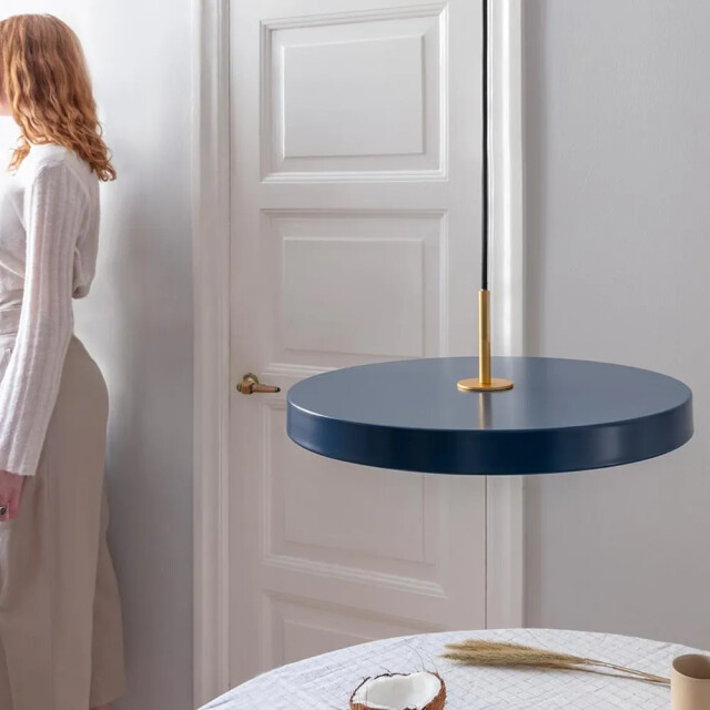 Umage Asteria medium hanglamp petrol blue met koordset Ø 43 cm 2027702 large