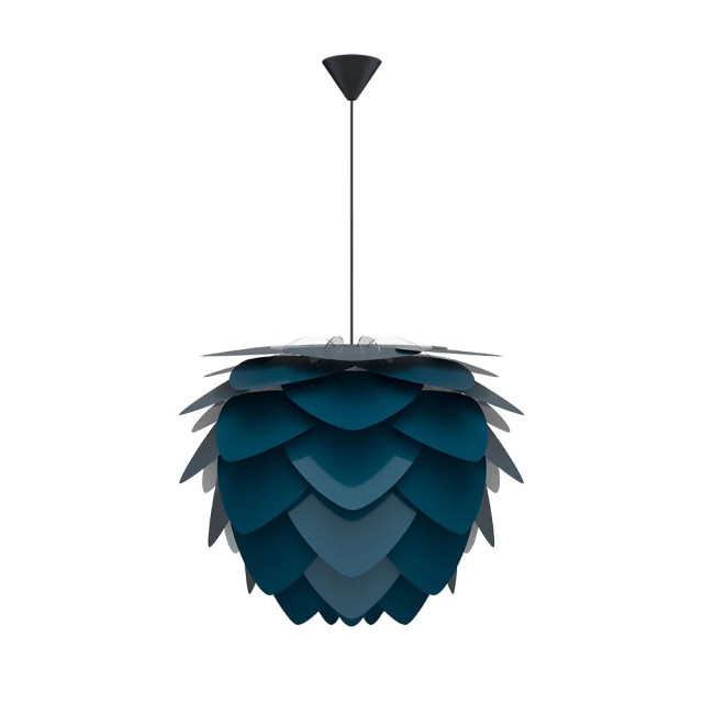 Umage Aluvia medium hanglamp petrol blue met koordset zwart Ø 59 cm 2027670 large