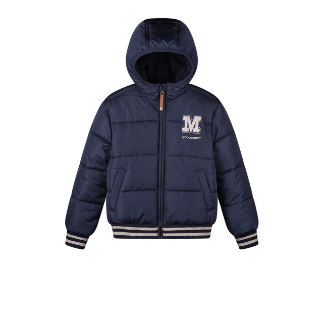 Moodstreet Jongens winterjas baseball justin navy M407-6220-170 large