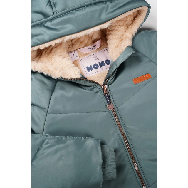 NoNo Meisjes winterjas halflang met capuchon baybee bushy N407-5203-309 large