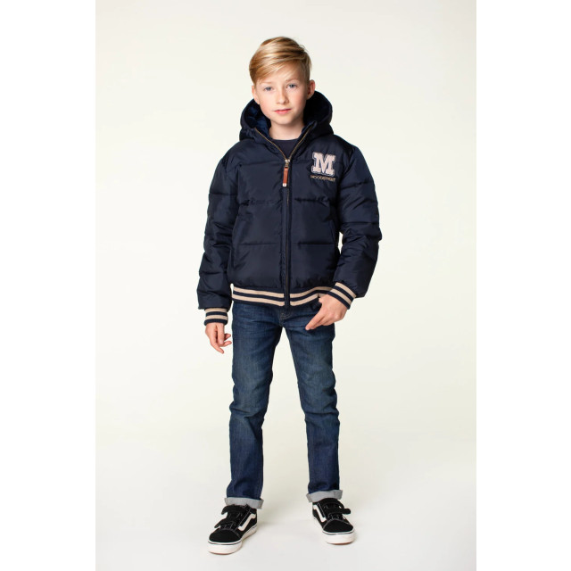 Moodstreet Jongens winterjas baseball justin navy M407-6220-170 large