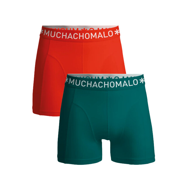 Muchachomalo Heren 2-pack boxershorts effen U-SOLID1010-996 large