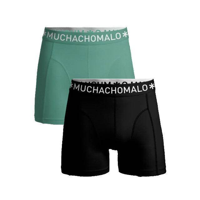 Muchachomalo Heren 2-pack boxershorts effen U-SOLID1010-994 large