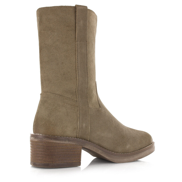 Poelman suède enkellaarsjes cappuccino enkellaars met hak dames LPBRA VE-02POE1 large