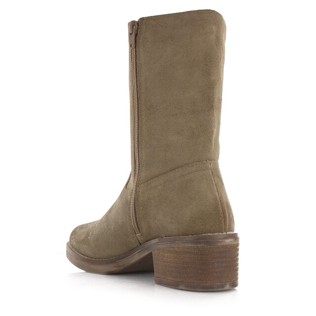Poelman suède enkellaarsjes cappuccino enkellaars met hak dames LPBRA VE-02POE1 large