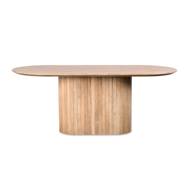 Lewis & Loft Eettafel lynn – ovaal – 200x90 cm – fsc®-gecertificeerd mangohout – naturel 2927791 large