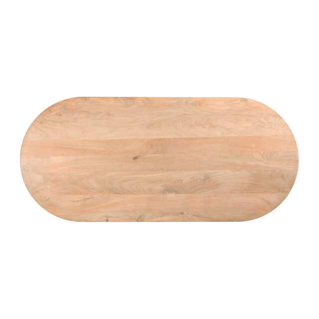 Lewis & Loft Eettafel lynn – ovaal – 200x90 cm – fsc®-gecertificeerd mangohout – naturel 2927791 large