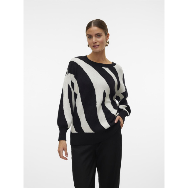 Vero Moda Vmnancy ls o-neck long pullover boo dessin 4219.89.0046 large