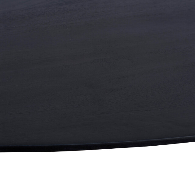 QUVIO Eettafel sofia– ovaal – 180x90 cm – stalen kruispoot – fsc®-gecertificeerd mangohout – 2933681 large