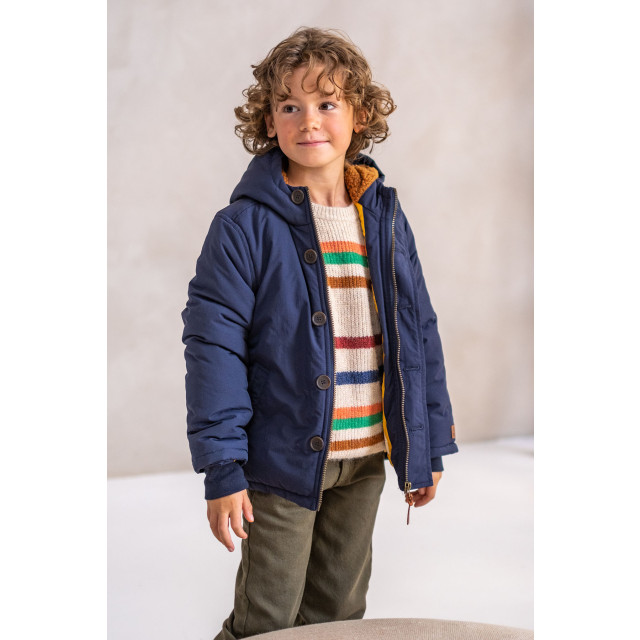 Like Flo Jongens winterjas met capuchon abel navy F407-6201-190 large