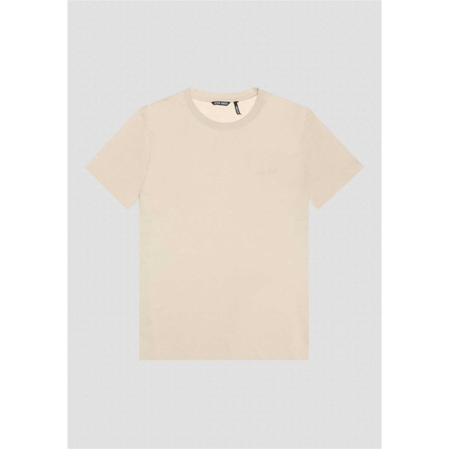 Antony Morato T-shirt s24 logo print sand bruin MMKS02366 FA100231 large