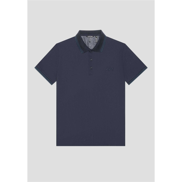 Antony Morato Polo s24 mercerized avio MMKS02379 FA100083 large