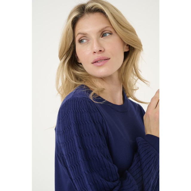 KAFFE Kaanna pullover 10509104- beacon blue kaanna beacon blue large