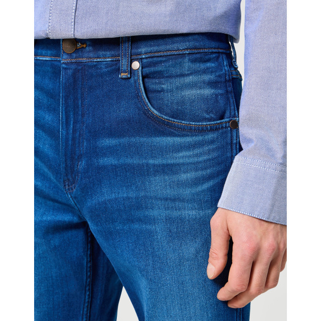 Wrangler Greensboro heren regular-fit jeans blue jam WRANGLER 112357412 Greensboro BlueJam large