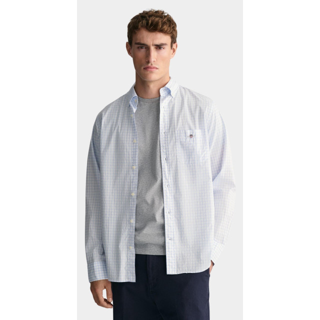 Gant Casual hemd lange mouw poplin gingham shirt 3000120/455 181709 large