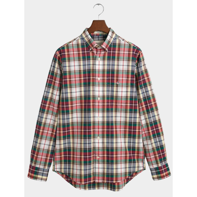 Gant Casual hemd lange mouw poplin tartan check shirt 3240165/630 181714 large