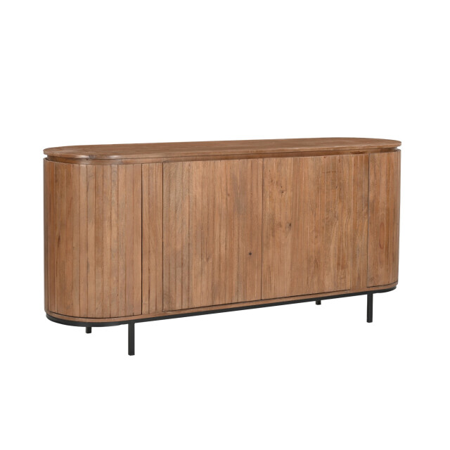 Livingfurn dressoir noor natural 170cm mangohout / gecoat staal 2630733 large