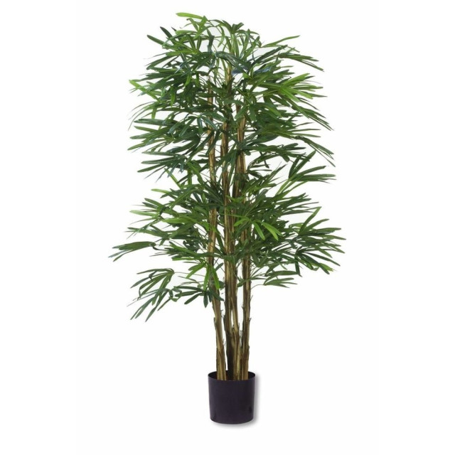 Hoyz Greenery kunstplant lady palm 150 cm brandvertragend 2945765 large