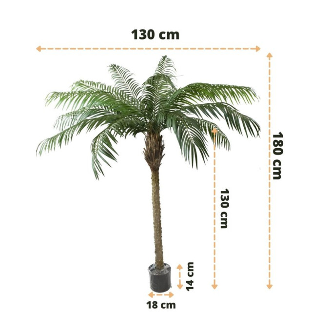 Hoyz Greenery kunstplant phoenix palm de luxe 180 cm 2945891 large