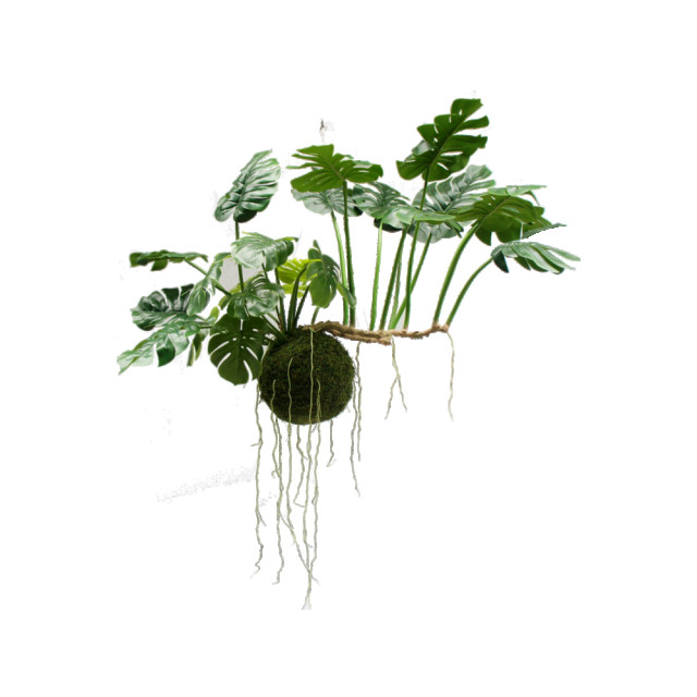 Hoyz Greenery kunst hangplant monstera deluxe 80 cm 2945897 large