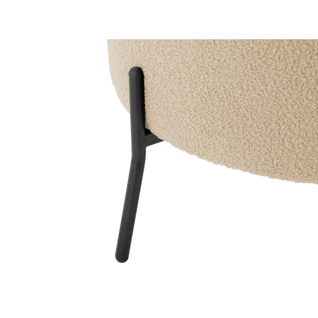Leitmotiv fauteuil noble teddy curl - 2844963 large