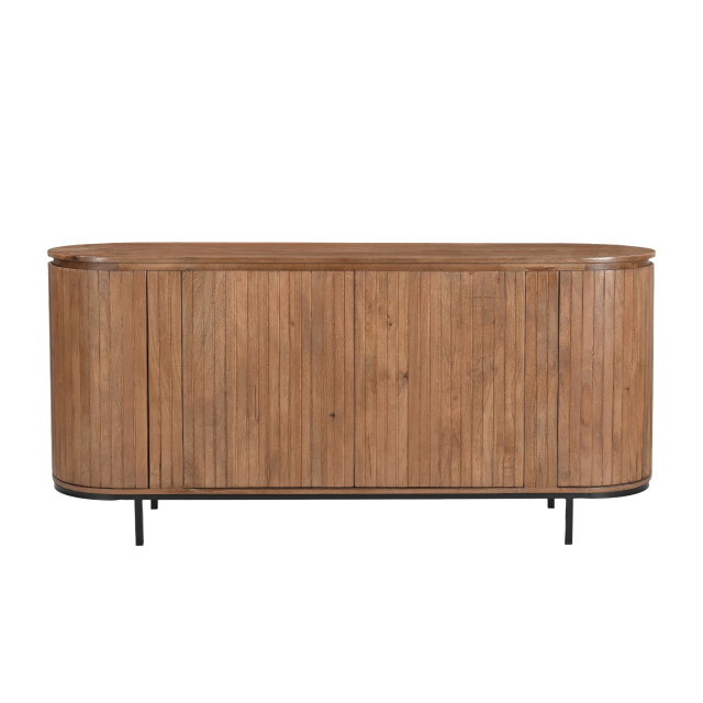Livingfurn dressoir noor natural 170cm mangohout / gecoat staal 2630733 large