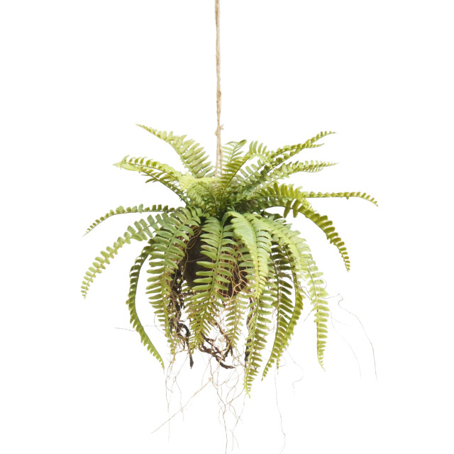 Hoyz Greenery kunst hangplant varen op bal 76 cm 2945761 large