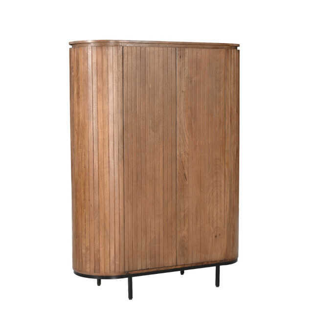 Livingfurn kabinetkast noor natural 150cm mangohout / gecoat staal 2658016 large