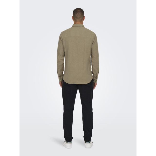 Only & Sons Onsgudmund slim 1-pkt solid shirt n licht 5309.71.0019 large