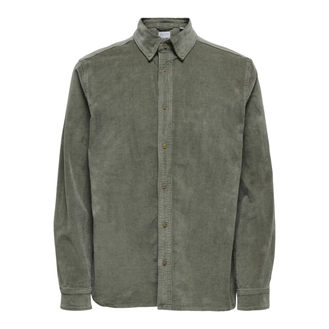 Only & Sons Onsmichael 18w reg cord stretch ls donker 5309.27.0016 large