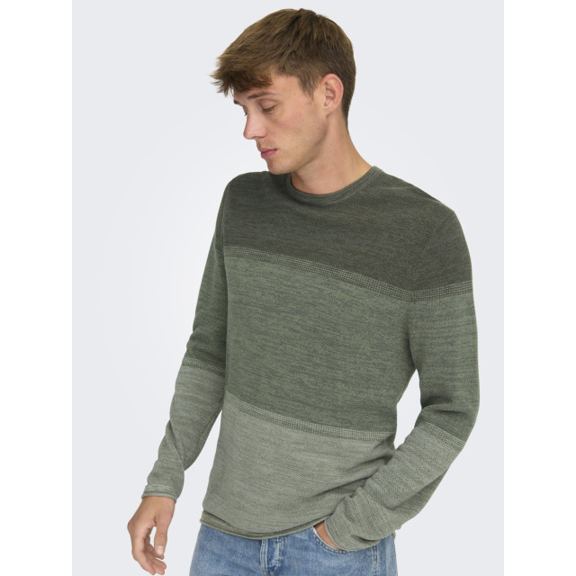 Only & Sons Onsfelix reg 12 crew knit noos dessin 5219.29.0042 large