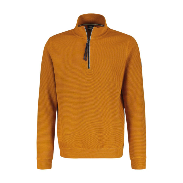 Lerros Sweater half zip oker 5209.14.0013 large