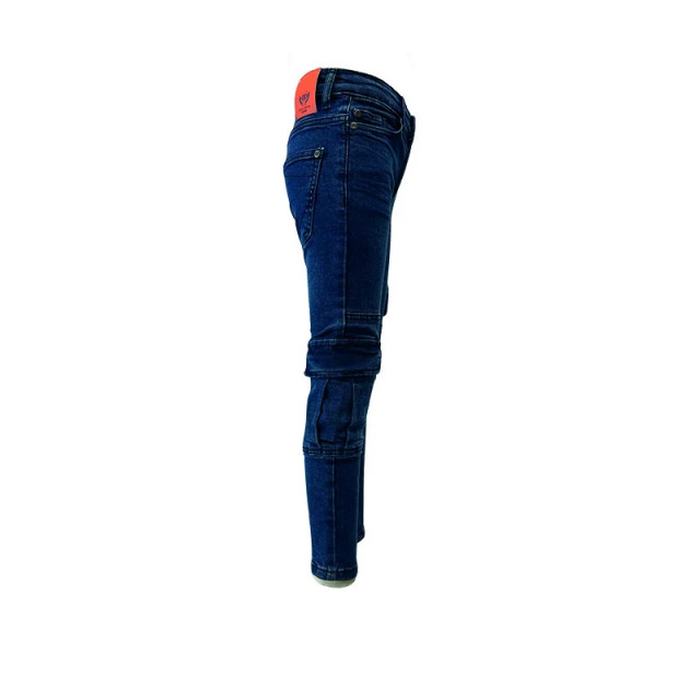 Dutch Dream Denim Jongens cargo jeans broek hyper stretch pesa - FW24-28 BL. J-Blauw large