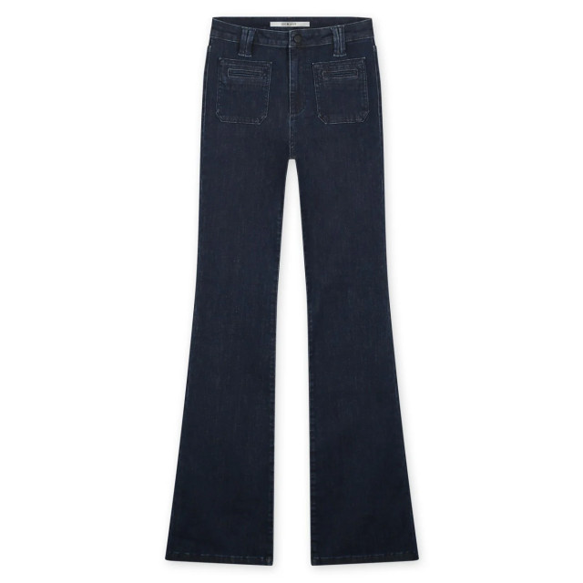 Homage to Denim Donker flared jeans zakken jane  large