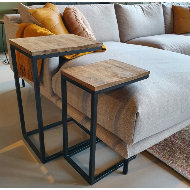 Brix bijzettafel jordy 27x40x65 mangohout 2058519 large