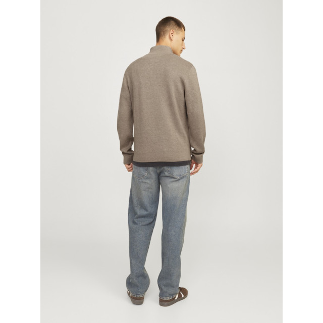 Jack & Jones Jprblamilano stitch knit half zip s zand 5219.04.0022 large