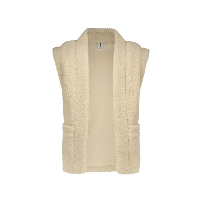 B.Nosy Meisjes gilet teddy georgie ecru Y408-5023-004 large