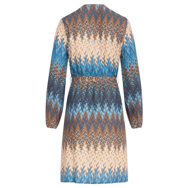 Smashed Lemon 24643 multicolour zigzagprint jurk | 24643-625-720 large