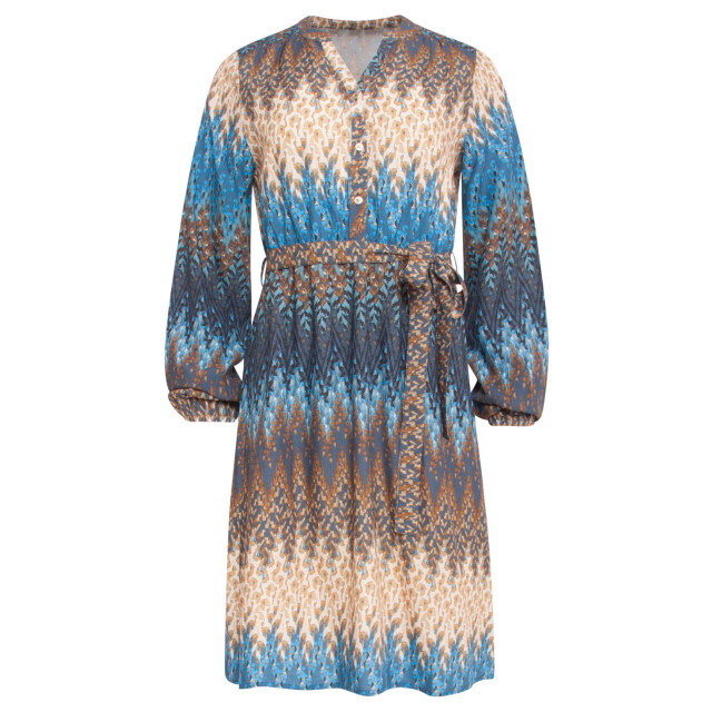 Smashed Lemon 24643 multicolour zigzagprint jurk | 24643-625-720 large