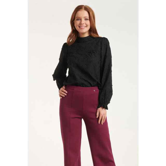 Smashed Lemon 24591 bloem textuur e blouse | 24591-999-XXL large