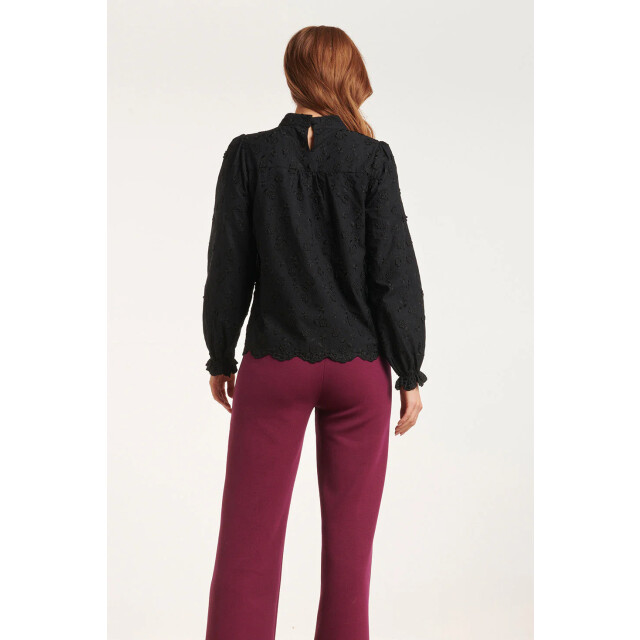 Smashed Lemon 24591 bloem textuur e blouse | 24591-999-XXL large